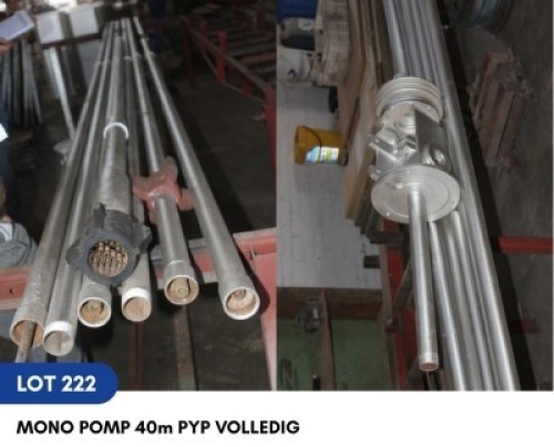 1 X MONO POMP 40M PYP VOLLEDIG SARINE CONSTRUCTION