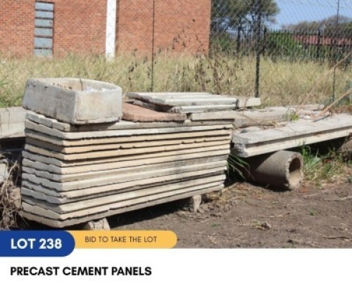 1 X PRECAST CEMENT PANELS SARINE CONSTRUCTION