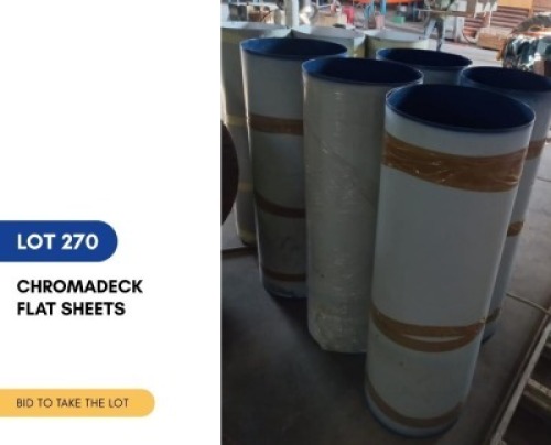 1 X CHROMADEK FLAT SHEETS SARINE CONSTRUCTION