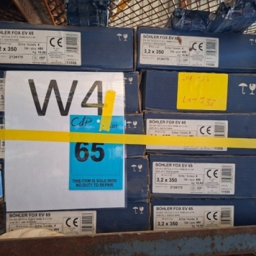 300kg Welding Consumables BohlerFoxEV65&HOBARDTM71 E8018GH4R&EHT/9C SMAW