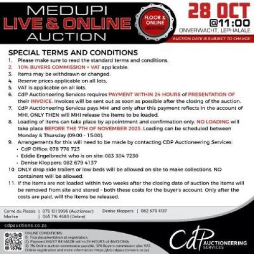 SPECIAL TERMS AND CONDITIONS