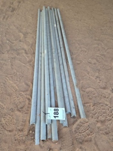 1 X 10 x Stainless Steel pipes ELLISRAS SAAG MEULE