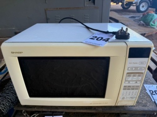 1 X Sharp Jet Convection & Grill Microwave Oven ELMARI JONES
