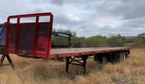 1 X Triple Axle Flat Deck Trailer BUSHVELD INDUSTRIAL