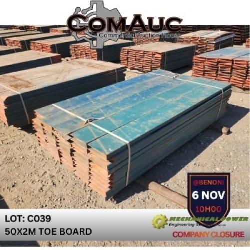 50 X 2.0M TOE BOARD (Pay per Lot)