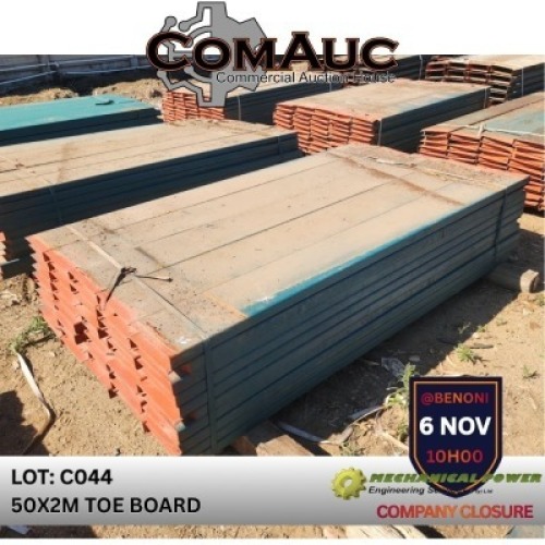 50 X 2.0M TOE BOARD (Pay per Lot)