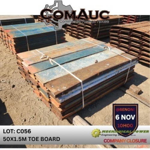 50 X 1.5M TOE BOARD (Pay per Lot)