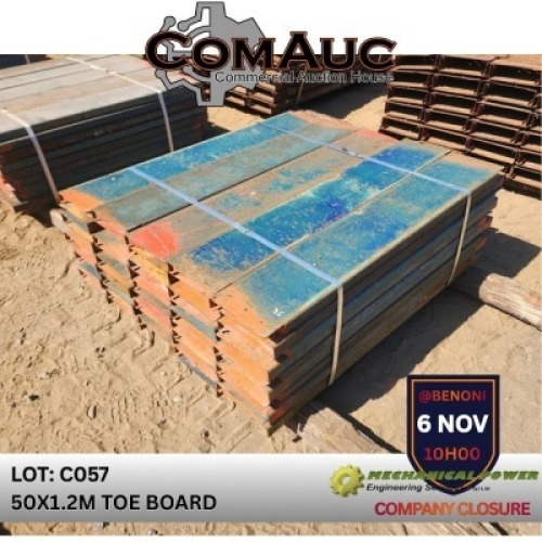 50 X 1.2M TOE BOARD (Pay per Lot)