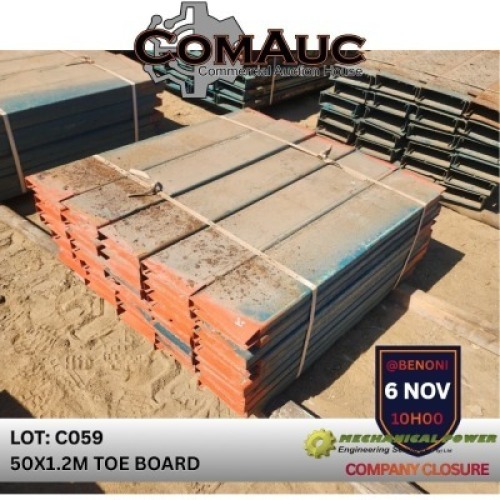 50 X 1.2M TOE BOARD (Pay per Lot)