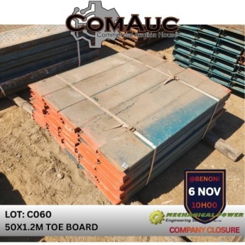 50 X 1.2M TOE BOARD (Pay per Lot)