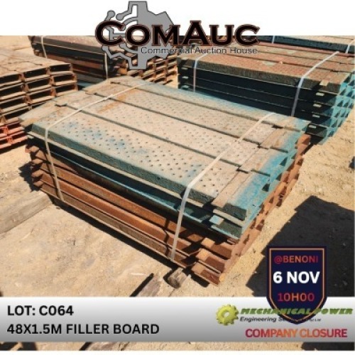 48 X 1.5M FILLER BOARD (Pay per Lot)