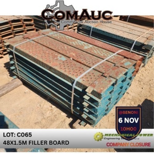 48 X 1.5M FILLER BOARD (Pay per Lot)