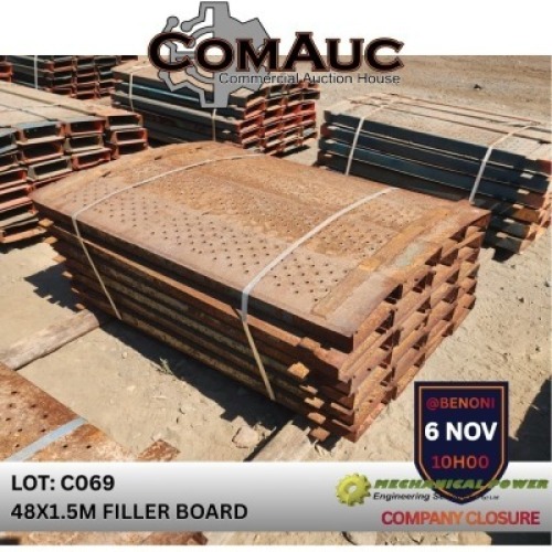 48 X 1.5M FILLER BOARD (Pay per Lot)