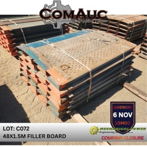 48 X 1.5M FILLER BOARD (Pay per Lot)