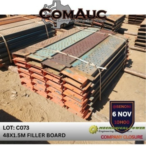 48 X 1.5M FILLER BOARD (Pay per Lot)