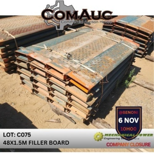 48 X 1.5M FILLER BOARD (Pay per Lot)