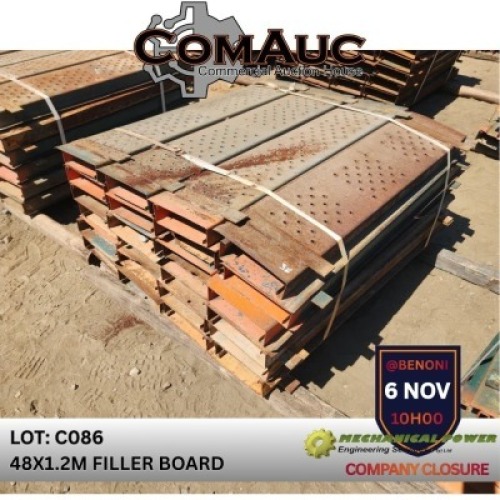 48 X 1.2M FILLER BOARD (Pay per Lot)