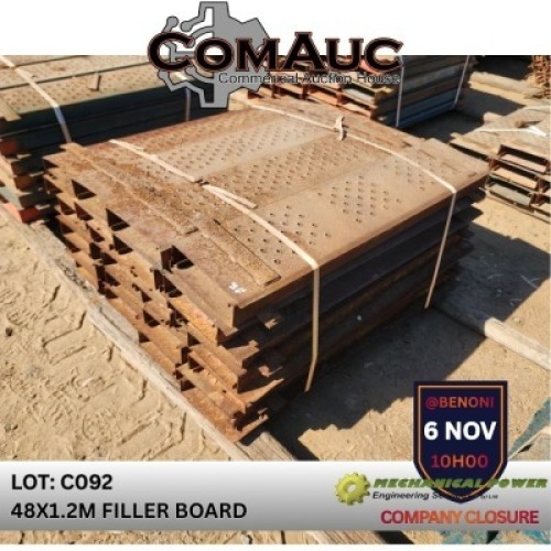 48 X 1.2M FILLER BOARD (Pay per Lot)