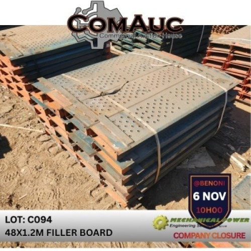 48 X 1.2M FILLER BOARD (Pay per Lot)