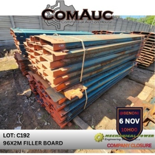 96 X 2.0M FILLER BOARD (Pay per Lot)