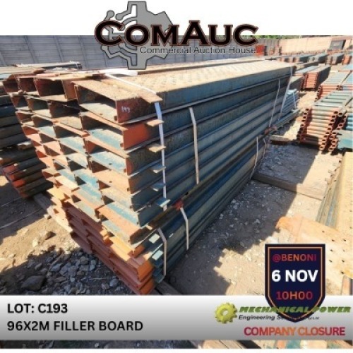 96 X 2.0M FILLER BOARD (Pay per Lot)