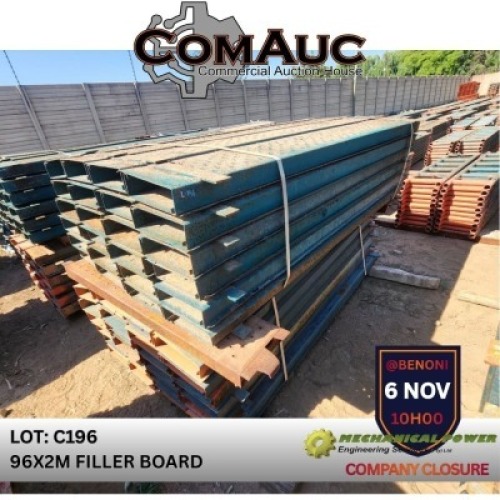 96 X 2.0M FILLER BOARD (Pay per Lot)