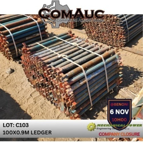 100 X 0.9M LEDGER (Pay per Lot)