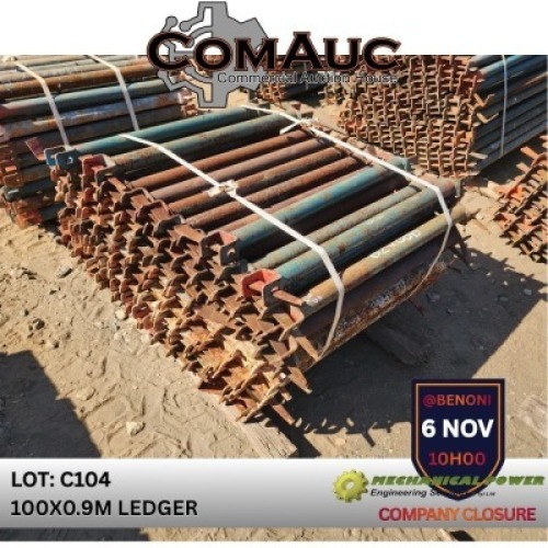 100 X 0.9M LEDGER (Pay per Lot)