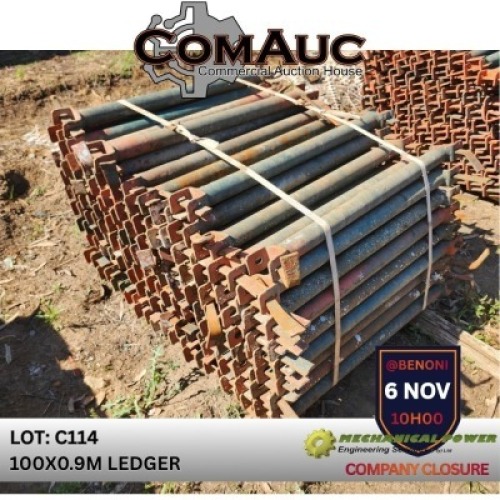100 X 0.9M LEDGER (Pay per Lot)