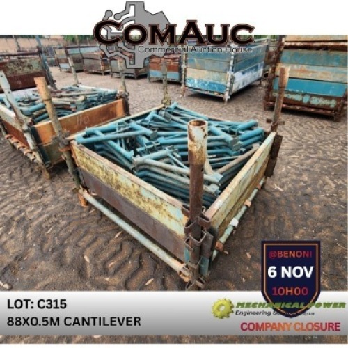 88 X 0.5M CANTILEVER (Pay per Lot)