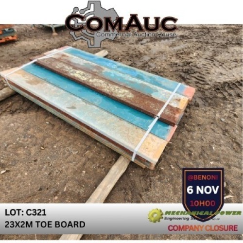 23 X 2.0M TOE BOARD (Pay per Lot)