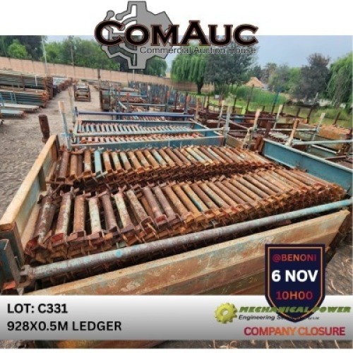928 X 0.5M LEDGER (Pay per Lot)