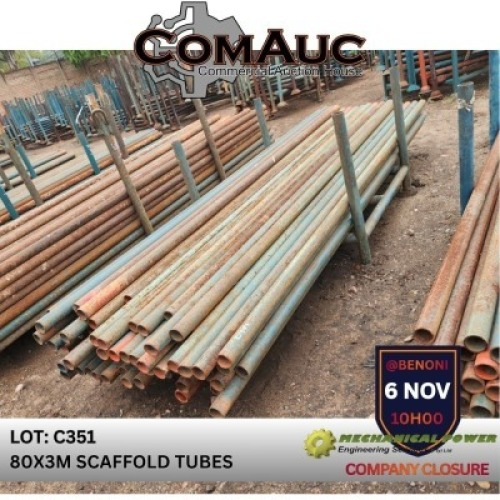 80 X 3.0M SCAFFOLD TUBES (Pay per Lot)