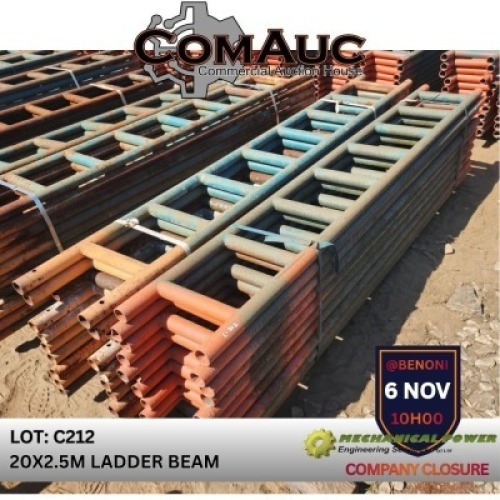 20 X 2.5M LADDER BEAM (Pay per Lot)