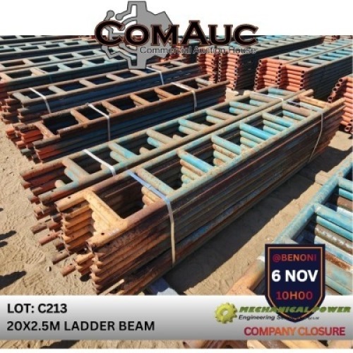 20 X 2.5M LADDER BEAM (Pay per Lot)