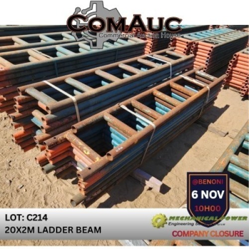 20 X 2.0M LADDER BEAM (Pay per Lot)