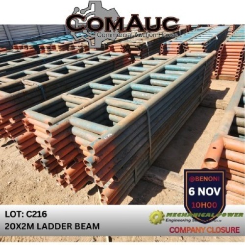 20 X 2.0M LADDER BEAM (Pay per Lot)