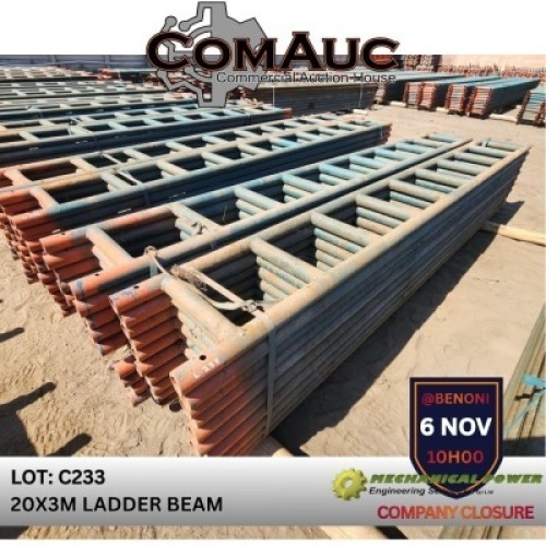 20 X 3.0M LADDER BEAM (Pay per Lot)