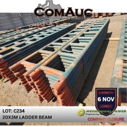 20 X 3.0M LADDER BEAM (Pay per Lot)