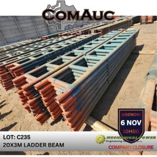 20 X 3.0M LADDER BEAM (Pay per Lot)
