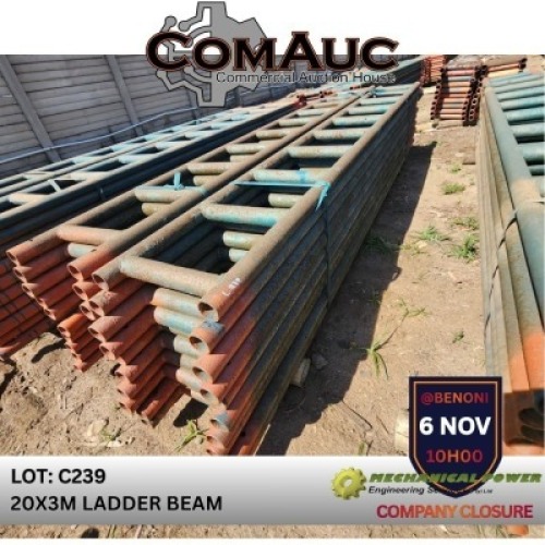 20 X 3.0M LADDER BEAM (Pay per Lot)