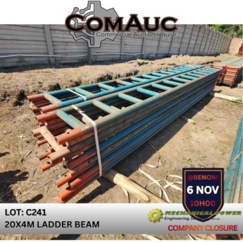 20 X 4.0M LADDER BEAM (Pay per Lot)
