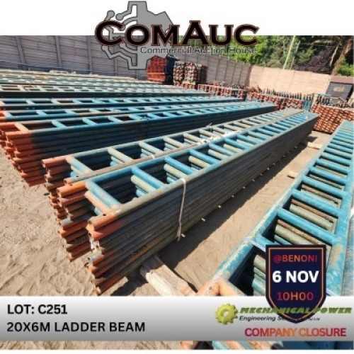 20 X 6.0M LADDER BEAM (Pay per Lot)
