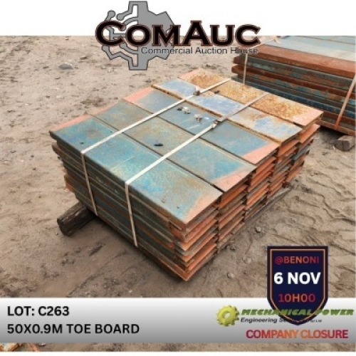 50 X 0.9M TOE BOARD (Pay per Lot)
