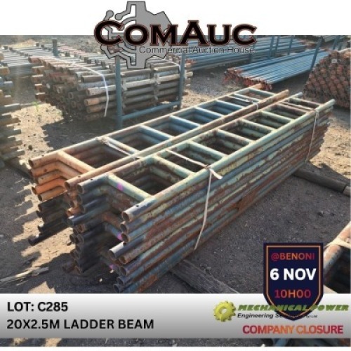 20 X 2.5M LADDER BEAM (Pay per Lot)
