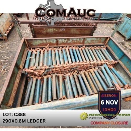 290 X 0.6M LEDGER (Pay per Lot)