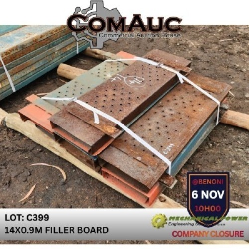 14 X 0.9M FILLER BOARD (Pay per Lot)