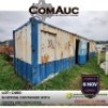 1 X SHIPPING CONTAINER WITH DOORS & WINDOWS