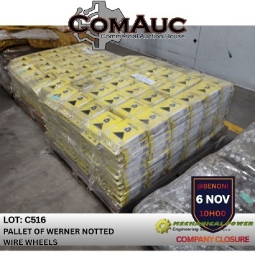 1 X PALLET OF WERNER NOTTED WIRE WHEELS