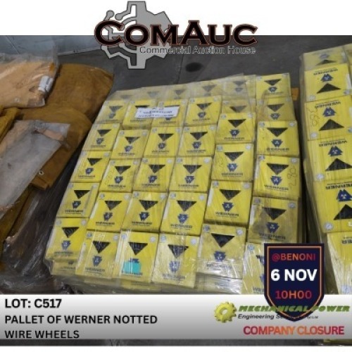 1 X PALLET OF WERNER NOTTED WIRE WHEELS
